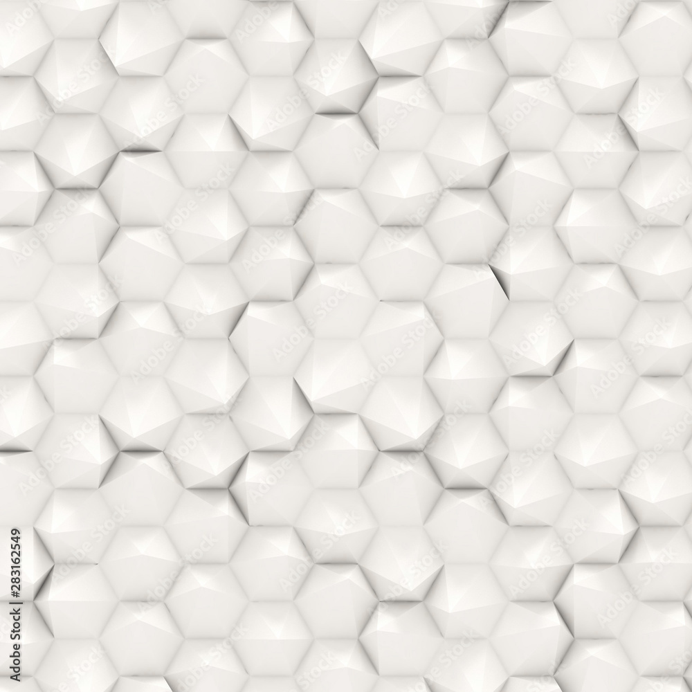 Aufkleber illustration of 3d parametric pattern