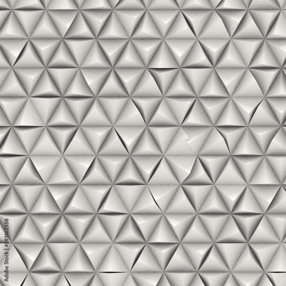 Aufkleber illustration of 3d parametric pattern