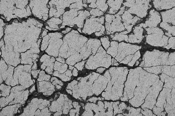  Crack on a concrete surface in Los Angeles for interior design.