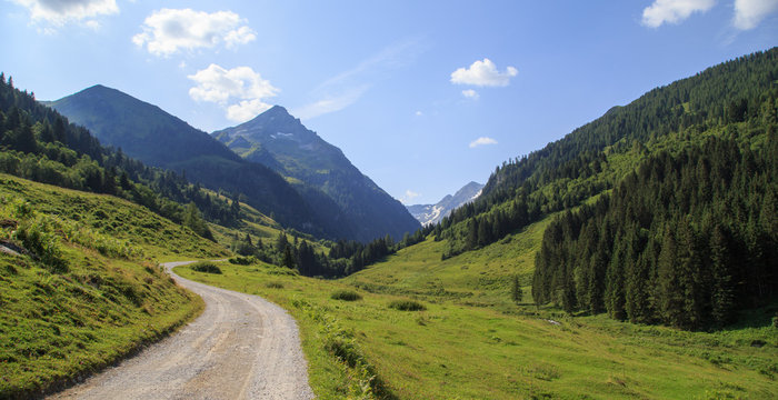 Wimmertal, Austria beautiful valley in Gerlos