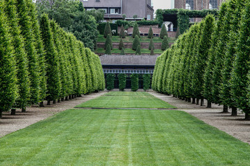 Old German monastery with a fantastic garden