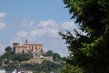 Fototapeta na wymiar Church of San Vicente del Pino, Monforte de Lemos, Lugo, Spain