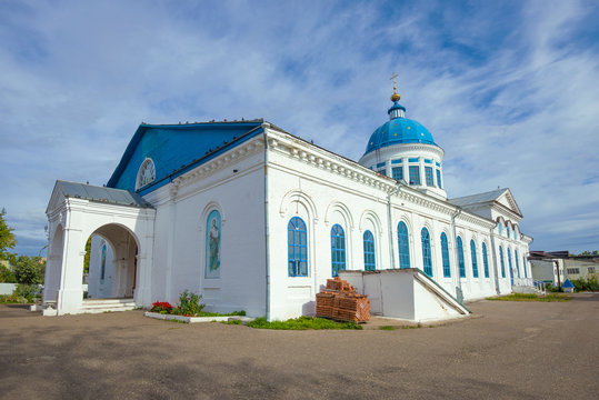 The old church of St. Nicholas the Wonderworker on a sunny day. Kotelnich, Russia