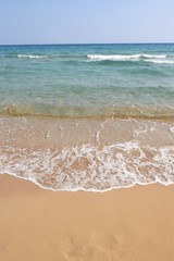 Beautiful mediterranean waves sea, Cyprus
