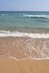 Beautiful mediterranean waves sea, Cyprus