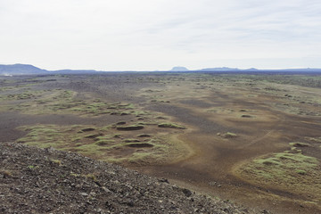Iceland Crater landscape