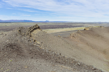 Iceland Crater landscape