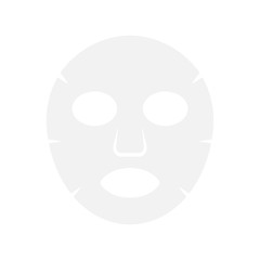 Facial sheet mask icon