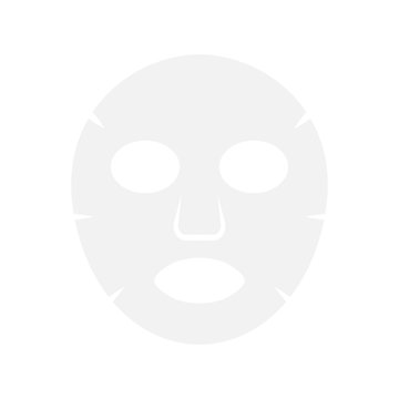Facial sheet mask icon