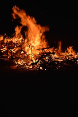 Obraz premium Flames in the night