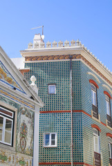 Architektur im Stadtteil Anjos, Lissabon; Portugal