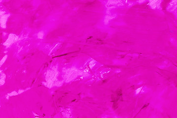  Abstract texture, patterns of bright pink paint on canvas, background