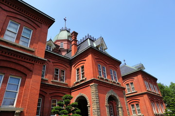 日本　札幌　旧北海道庁の風景