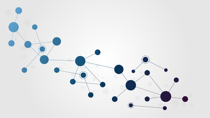 Abstract geometric connect lines and dots.Simple technology graphic background.Illustration Vector design Network and Connection concept.