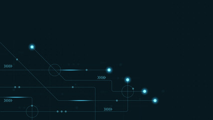 Abstract geometric connect lines and dots.Simple technology graphic background.Illustration Vector design Network and Connection concept.