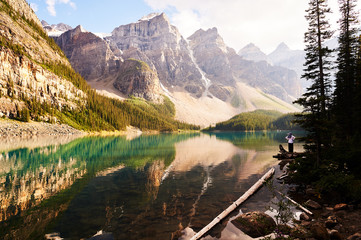 Obraz premium Canadian lake in Banff national Park