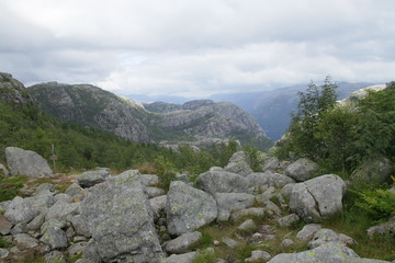 salita sul preikestolen (norvegia)