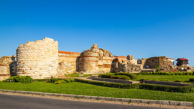 Nessebar fortress wall