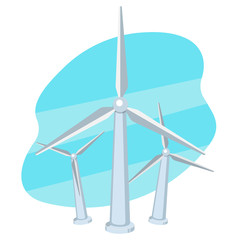 wind power generator icon