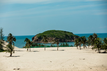 The beautiful island in Phan Thiet, Vietnam