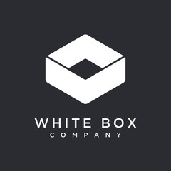 Vector logo for package delivery box