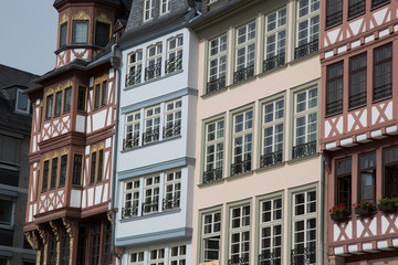 Obraz premium Romerberg Square Facade, Frankfurt