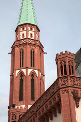 Fototapeta na wymiar St Nicolas Church, Frankfurt