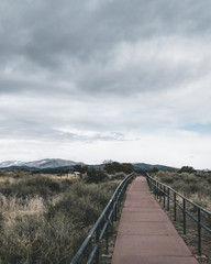 Landscape near downtown Santa Fe, New Mexico, USA