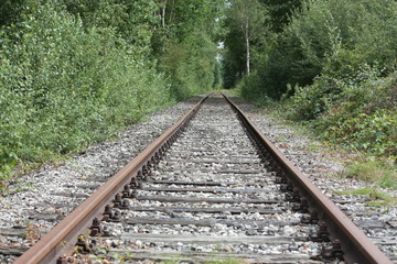 Obraz premium Bahngleise