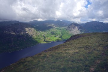 Dark clouds over Wasdale and Wast Water