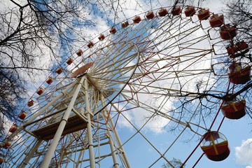 The Ferris wheel in Minsk Gorky Park was installed in 2003. Height 54 meters. Number of seats: 144....