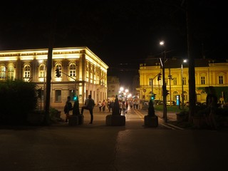 Cityscape, Streets and architectures in Belgrad, Serbia