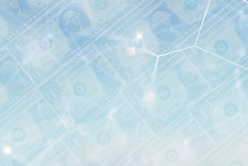 Dollar money and financial network