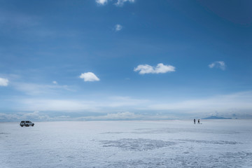 salt lake blue sky