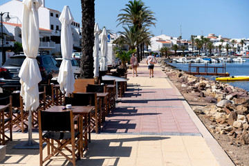 Old Port in Menorca Balearic Islands Spain