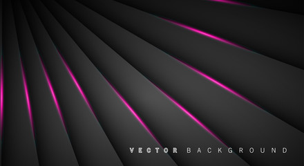 Pink light line shadow dark grey luxury background