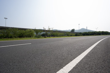 Fototapeta premium road in park