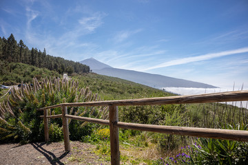 Fototapeta na wymiar Ausblick zum Teide
