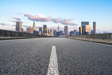 Obraz premium road in city