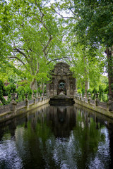 Fototapeta na wymiar Medici Fountain in the Luxembourg Garden, Paris