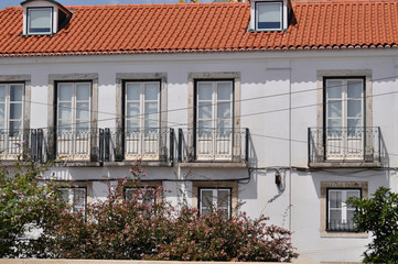 Houses in Alfama - Lisbon’s oldest area. Lisbon, Portugal