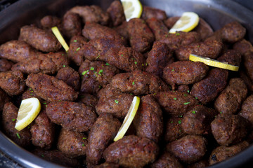 meatballs, traditional greek food