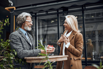 Is this lovely present for me stock photo