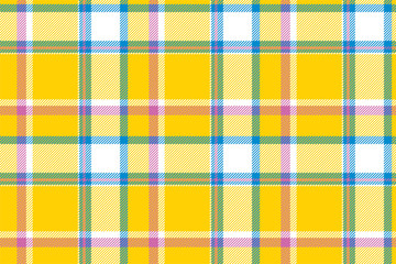 Tartan scotland seamless plaid pattern vector. Retro background fabric. Vintage check color square geometric texture.