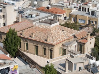 Cityscape of Divided City Nicosia, Cyprus