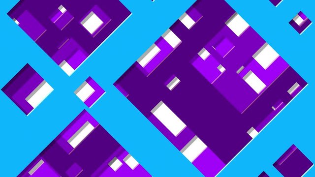 Abstract Generative Art color distributed polygones holes background video