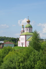 The Church of Elijah the Prophet on Ivanova mountain. Suzdal, Vladimir region, Russia 