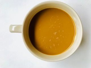 Coffee cup on white background 