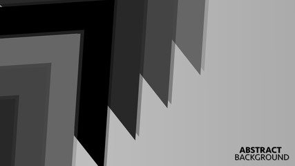 Obraz premium Abstract white and grey striped background. Vector abstract graphic design