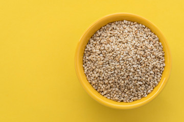 Toasted Sesame Seeds in a Bowl